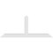 Ekena Millwork Portland Architectural Grade PVC Gable Bracket, 60"W x 25"H x 4"D x 4"F, 10/12 Pitch GBP060X25X0404POR00 - alternate 3
